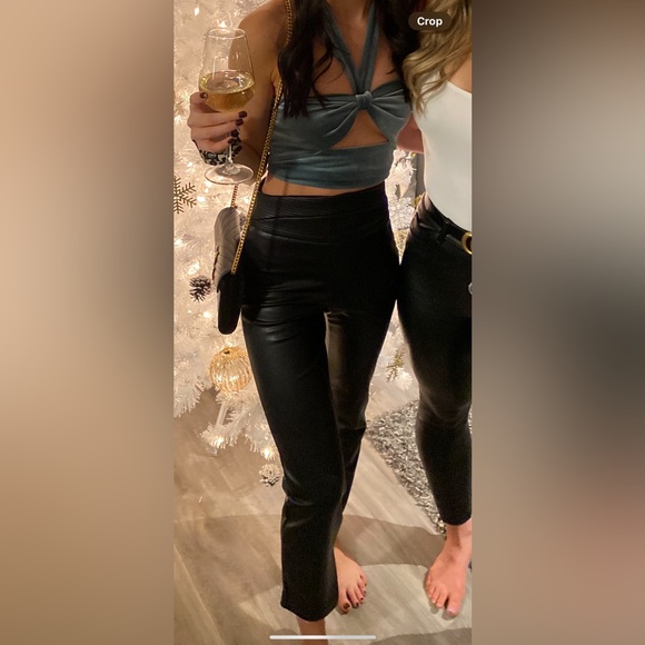 Dynamite High Waisted Faux Leather Pants - Picture 6 of 10